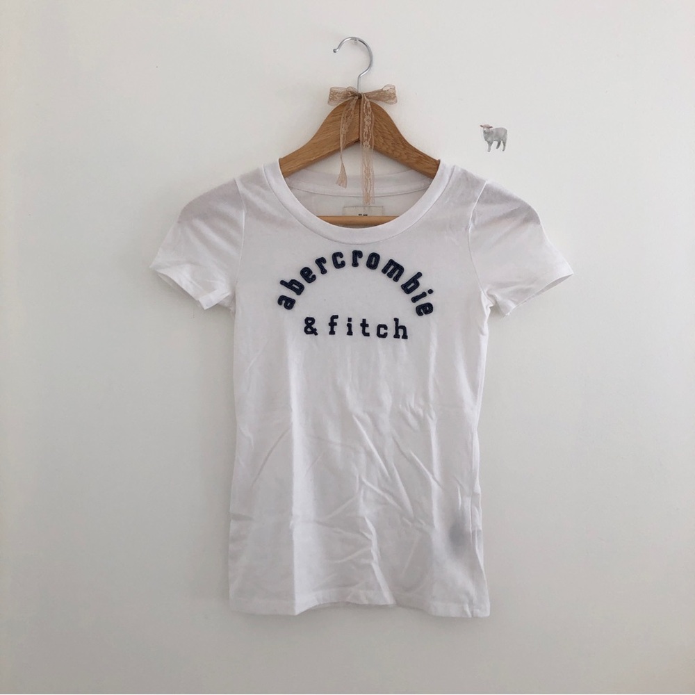 Abercrombie & Fitch White Tee